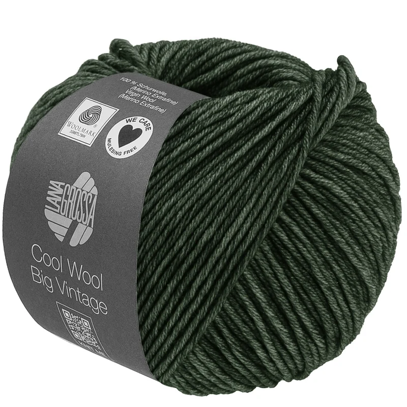 Lana Grossa Cool Wool Vintage Big 7197 Bosgroen