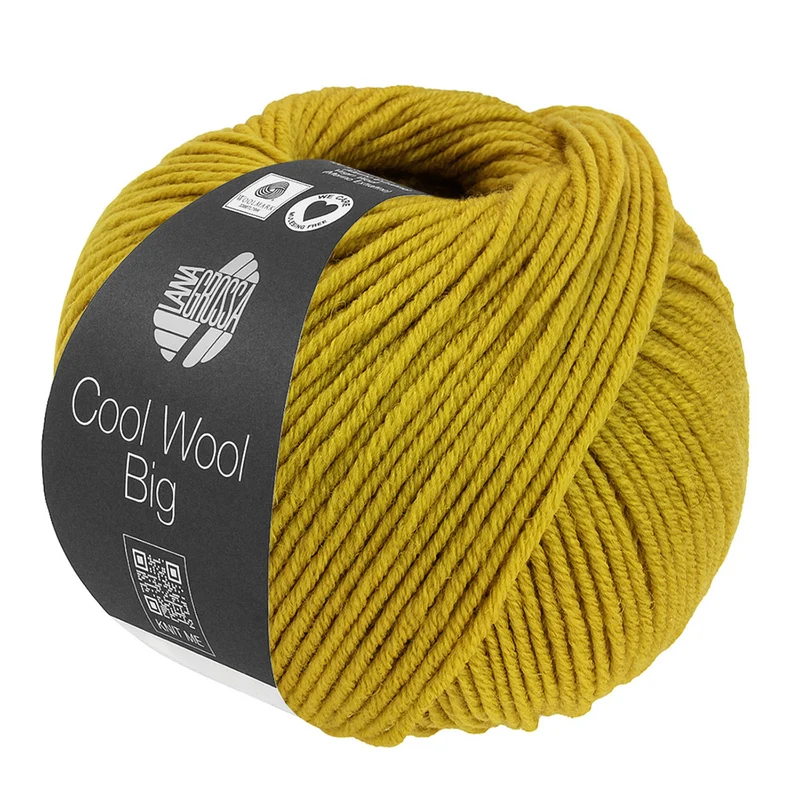 Lana Grossa Cool Wool Big 1039 Mosterdgeel