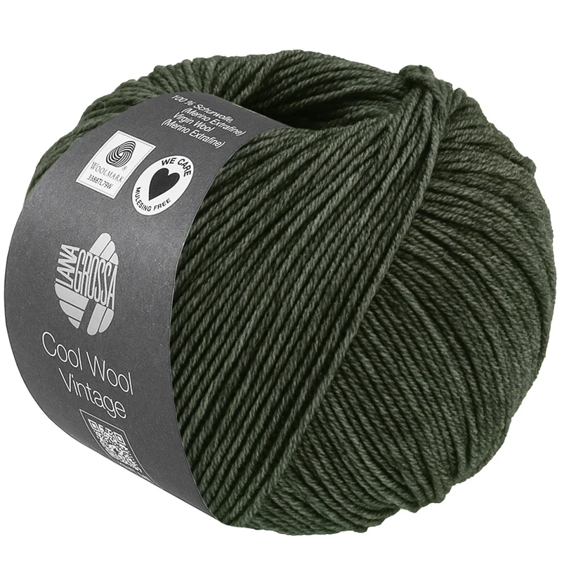 Lana Grossa Cool Wool Vintage 7393 Bosgroen