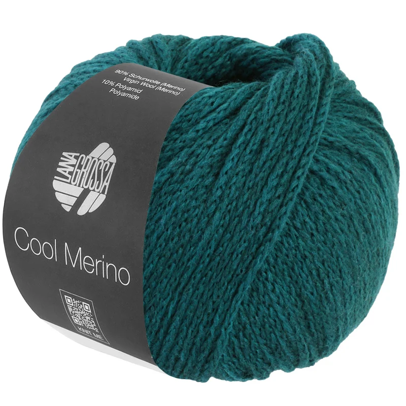 Lana Grossa Cool Merino Uni 045 Petrol