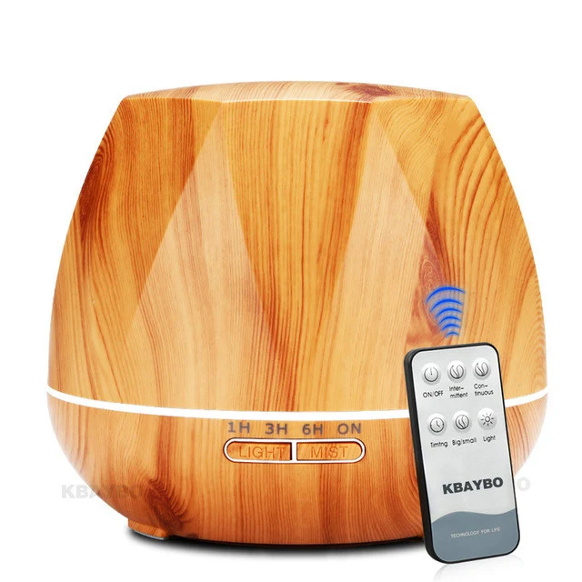 550ml Air Humidifier Essential Oil Diffuser Ultrasonic Cool Mist Humidifier LED Night Light for Office Home Bedroom Living Room