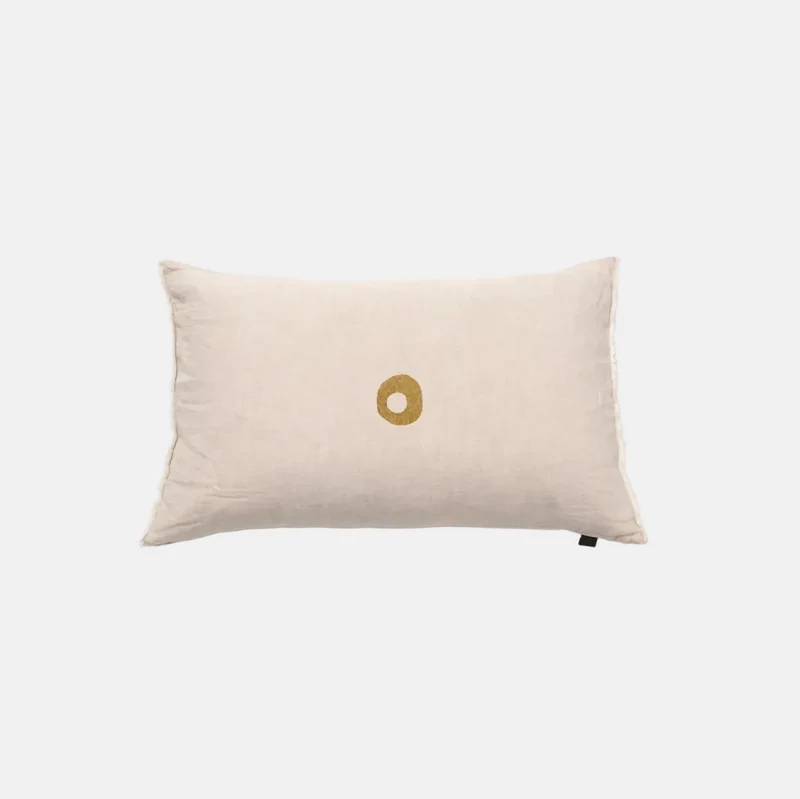 Kussenhoes Zand Circle Goud