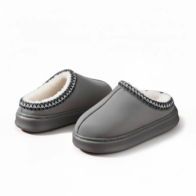 Heren pantoffels van imitatie suède - comfortabele en stijlvolle binnenschoenen