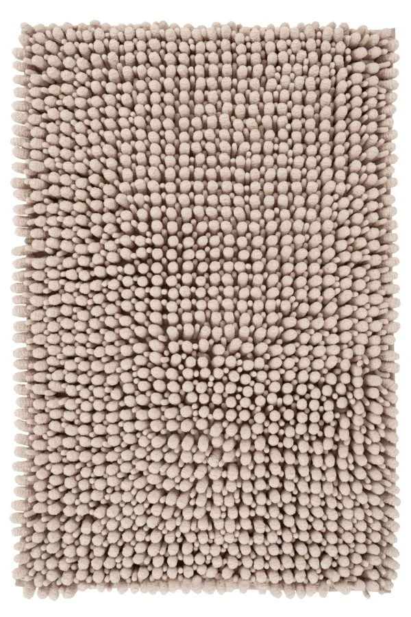 Fluffy badmat – Taupe – hoogpolig en extra zacht
