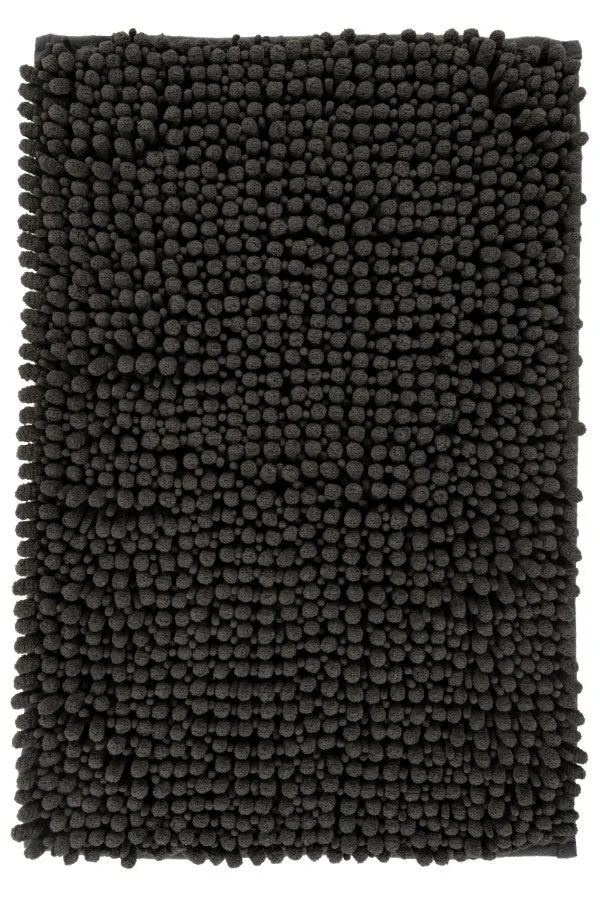 Fluffy badmat – Antraciet – hoogpolig en extra zacht