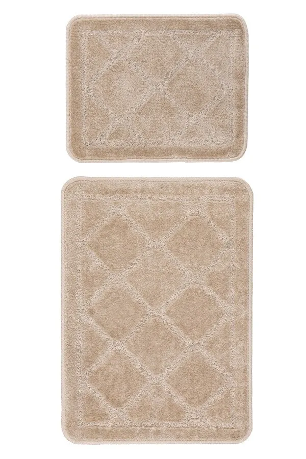 Bari badset 50×120 cm – Beige met modern design