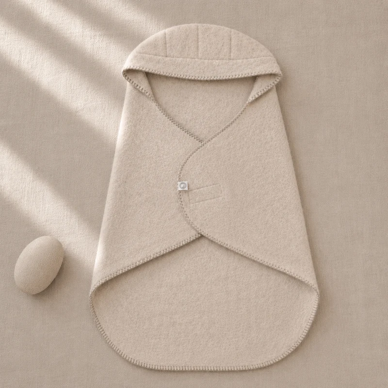 Wollen Omslagdoek Baby voor Maxi-Cosi & Kinderwagen | Wingy Felted