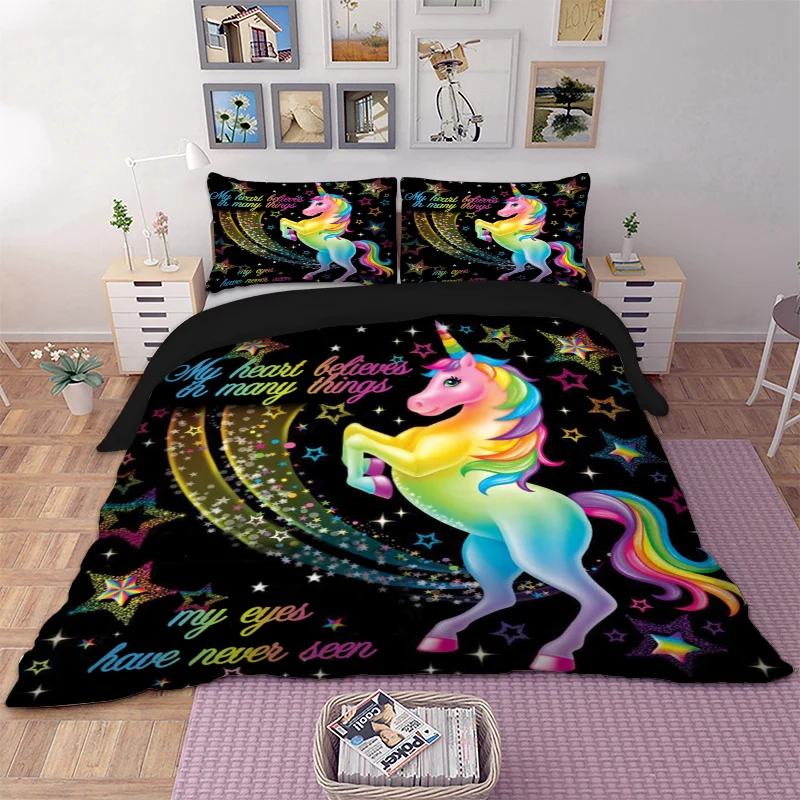 Dropshipping unicorn Duvet Cover set all size