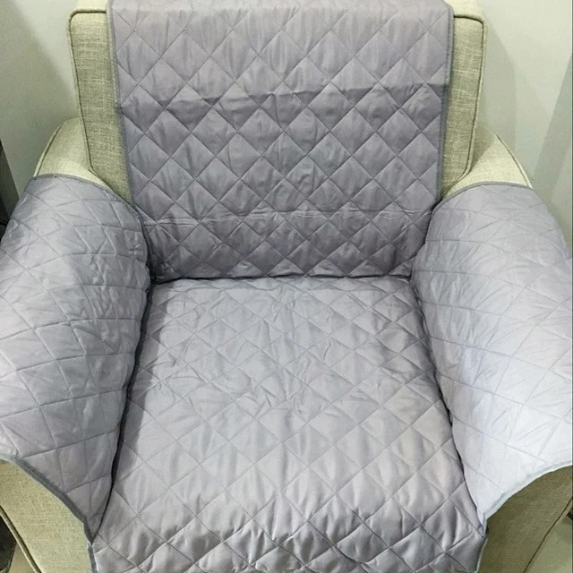 Solid Color Sofa Cover Washable Removable Towel Armrest Couch Covers Slipcovers Couch Dog Pets Single/Two/Three Seater