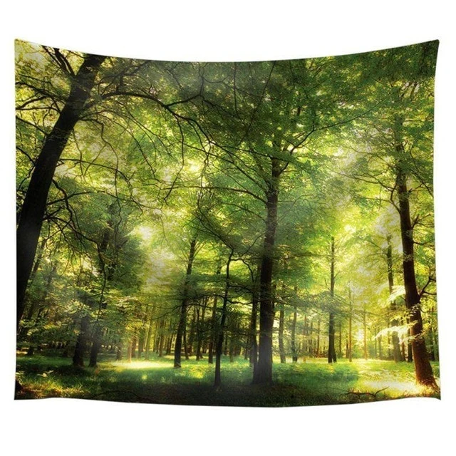 Indian Tapestry Wall Hanging Hippie Landscape Mandala Bedspread Ethnic Throw Art