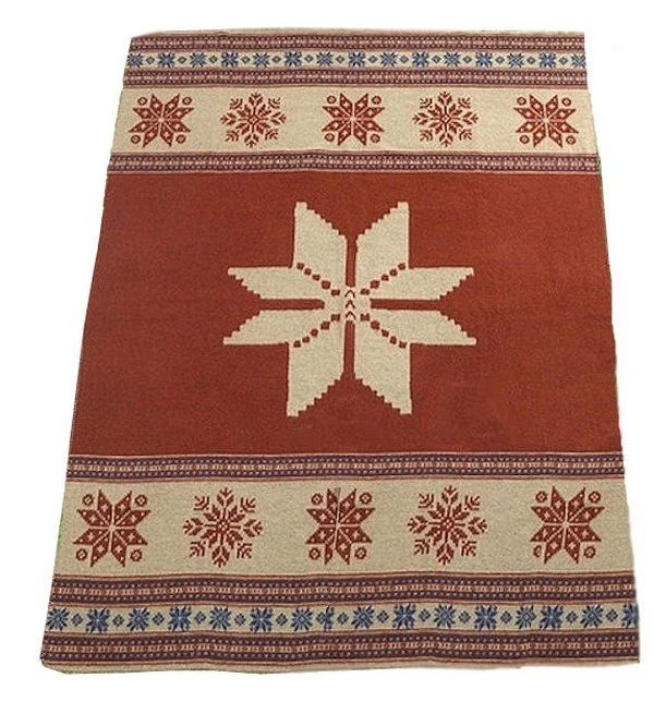 Aabe wollen plaid Fjordana