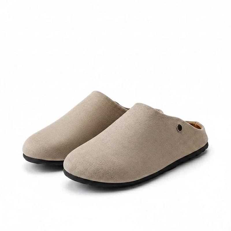 Comfortabele suède klompslippers voor heren - Luxe stijl gecombineerd met ultieme ontspanning