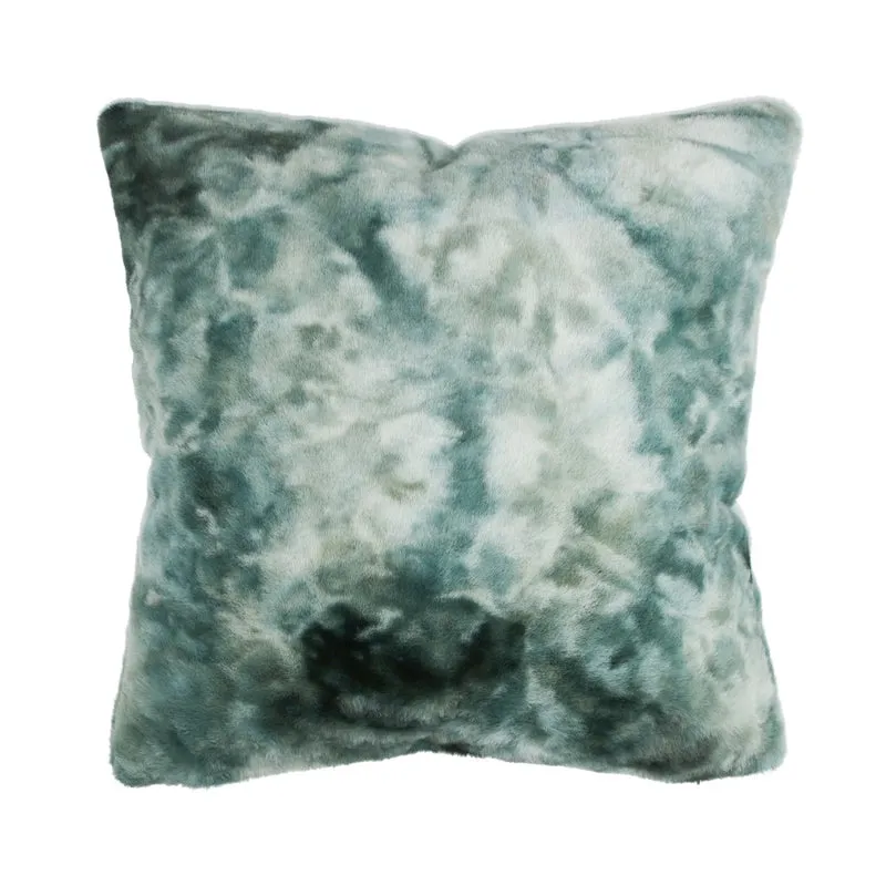 Rumba kussen – Groen met zachte touch en tie-dye look