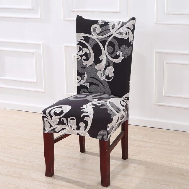 Stripped Cross Pattern Chair Covers Spandex Dining Room Stretch Seat Cover Chair Protective Case for Restaurant basen ogrodowy