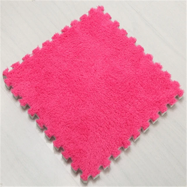 Mrosaa Top Sale 30*30cm Living Room bedroom Children Kids Soft Carpet Magic Patchwork Jigsaw Splice Heads Climbing Baby Mat 1pcs