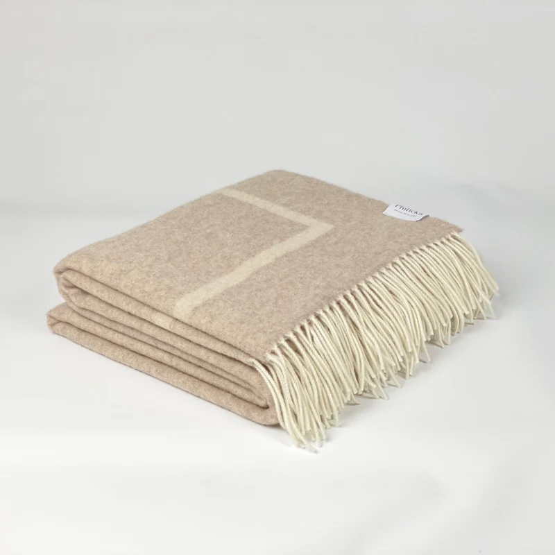 Shorea kasjmier plaid beige - licht beige