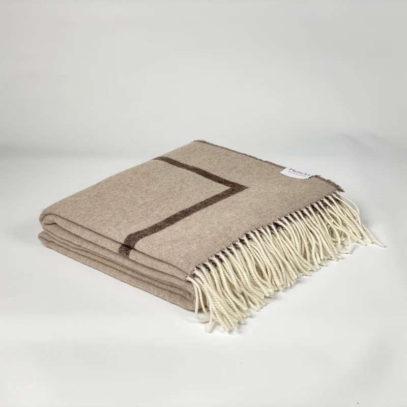 Shorea kasjmier plaid bruin - beige