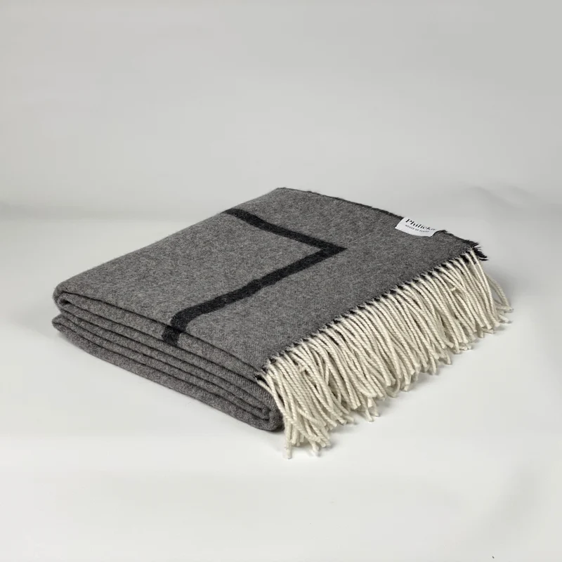 Shorea kasjmier plaid anthracite - grijs