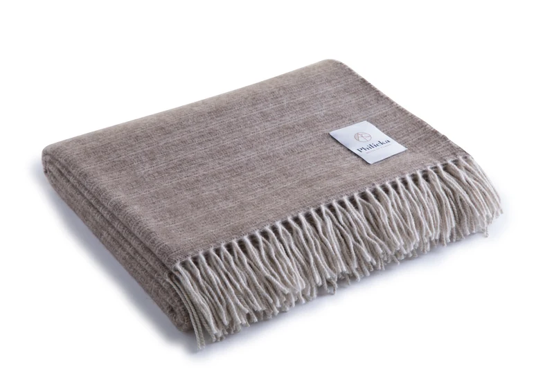 Musci kasjmier plaid bruin
