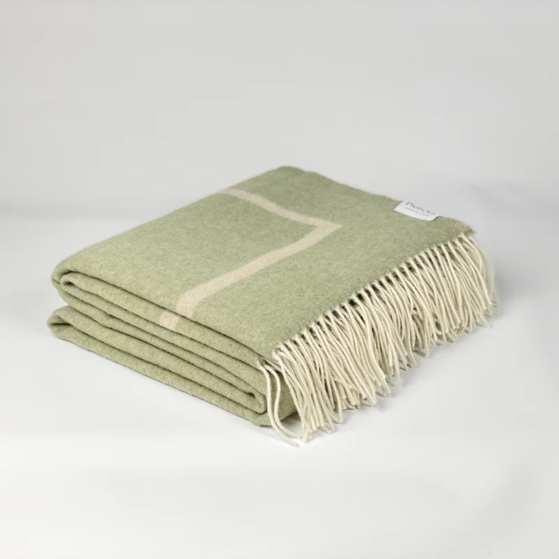 Shorea kasjmier plaid groen - beige