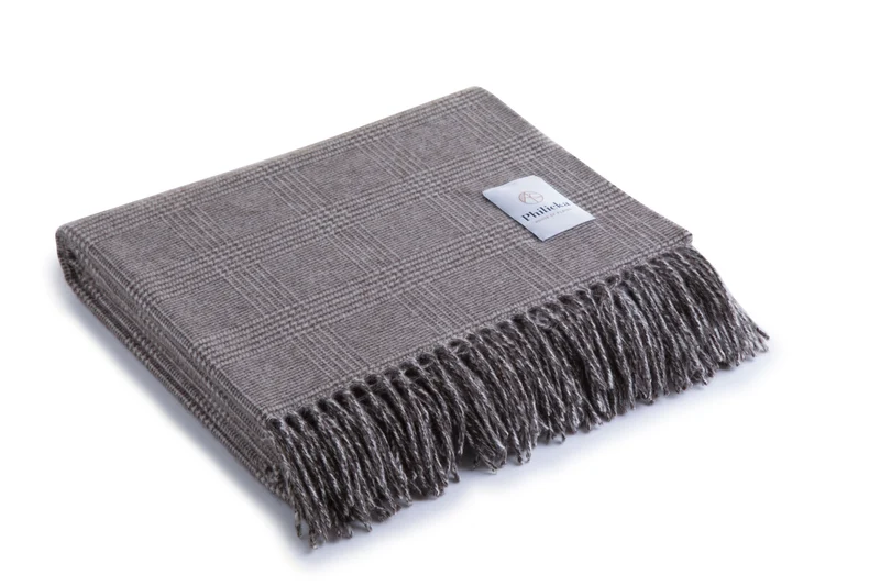 Callosa kasjmier plaid bruin