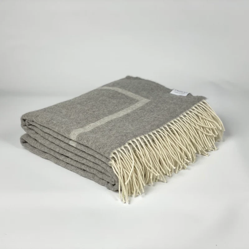 Shorea kasjmier plaid grijs - licht grijs
