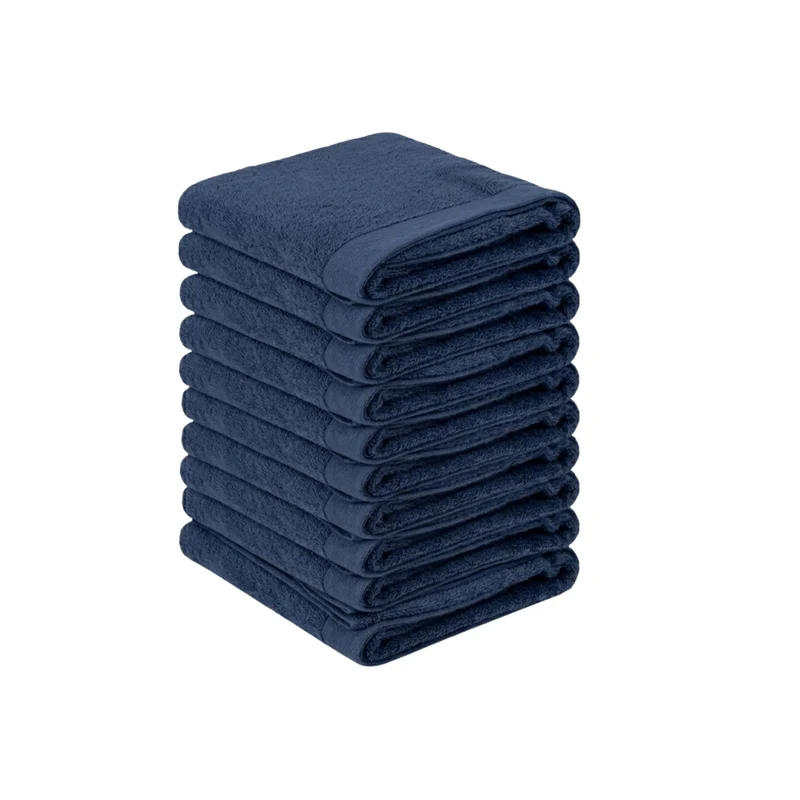 Ten Cate handdoekenset hotelkwaliteit 50x100 - donkerblauw - 10 stuks