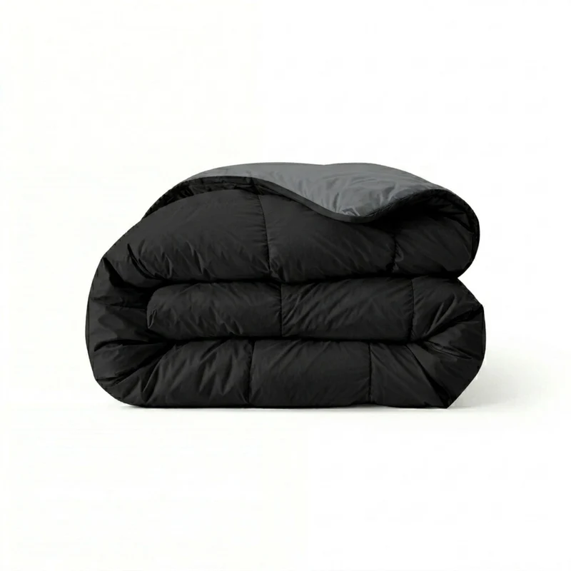 Ten Cate wasbaar dekbed 140x200 - zwart/grijs