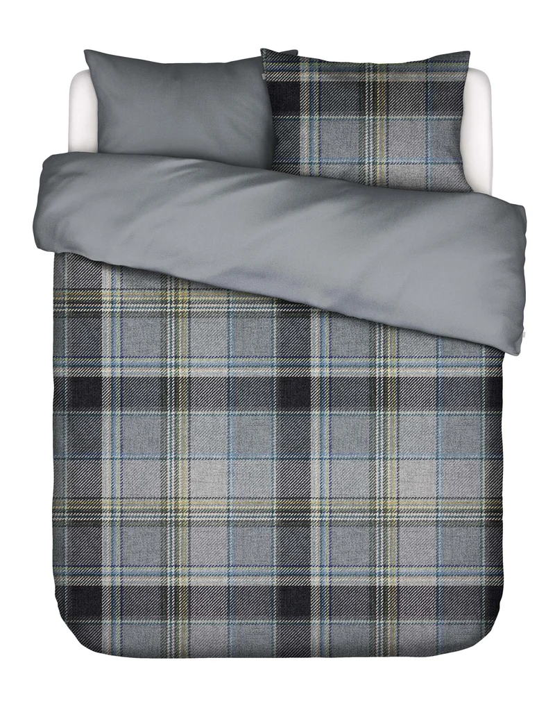 Essenza Meau dekbedovertrek - Lits-Jumeaux - 240x200/220 cm - Global grey