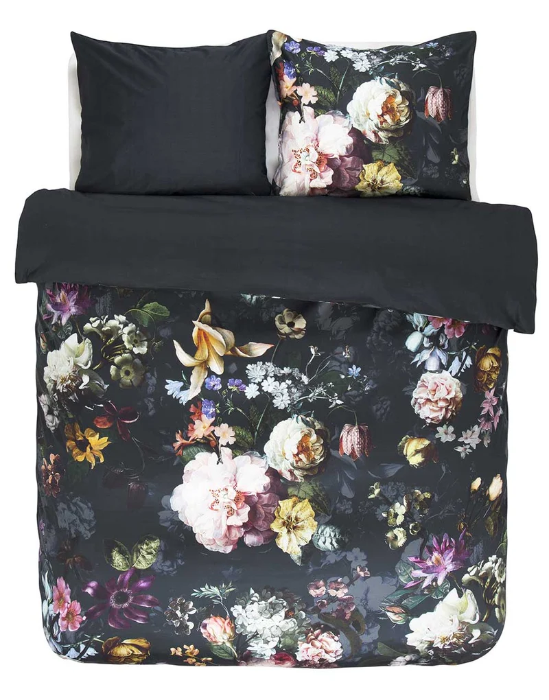 Essenza Fleur dekbedovertrek - Tweepersoons – 200x200/220 cm - Nightblue