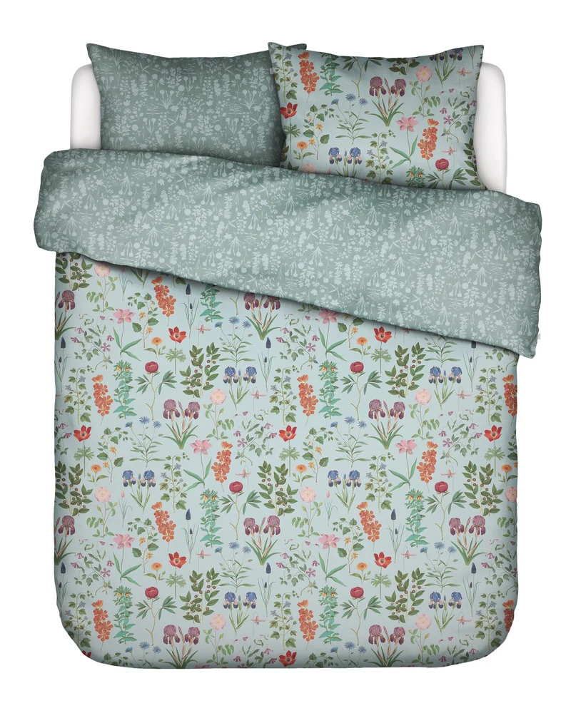 Essenza Marigold dekbedovertrek - Lits-Jumeaux - 240x200/220 cm - Pastelblauw