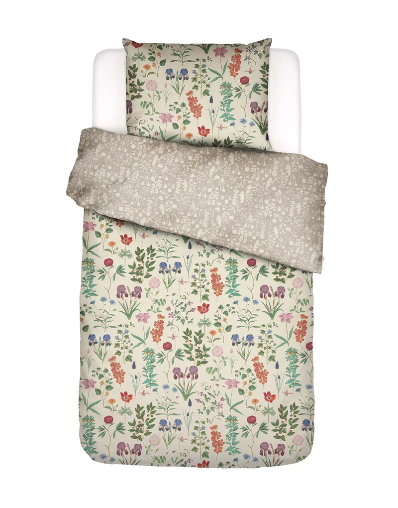 Essenza Marigold dekbedovertrek - Eenpersoons – 140x200/220 cm - Vanille