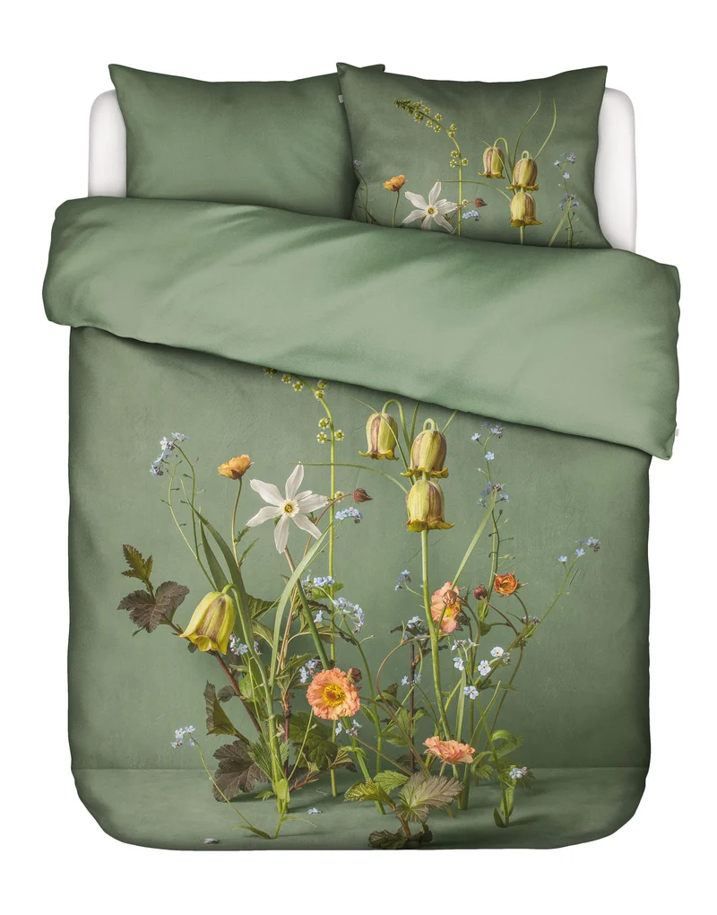 Essenza Ficaria dekbedovertrek - Lits-Jumeaux - 240x200/220 cm - Greenish