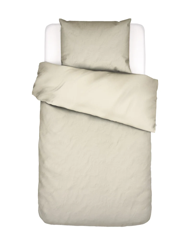 Essenza Philippine dekbedovertrek - Eenpersoons – 140x200/220 cm - Vanille