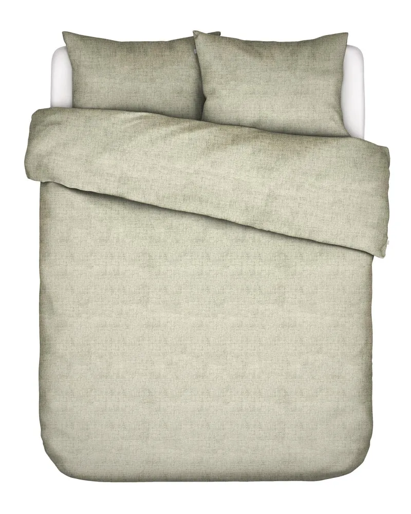 Essenza Jule dekbedovertrek - Lits-Jumeaux XL – 260x200/220 cm - Mosgroen