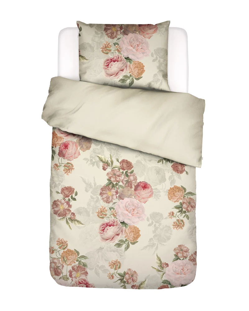 Essenza Orianna dekbedovertrek - Eenpersoons – 140x200/220 cm - Vanille