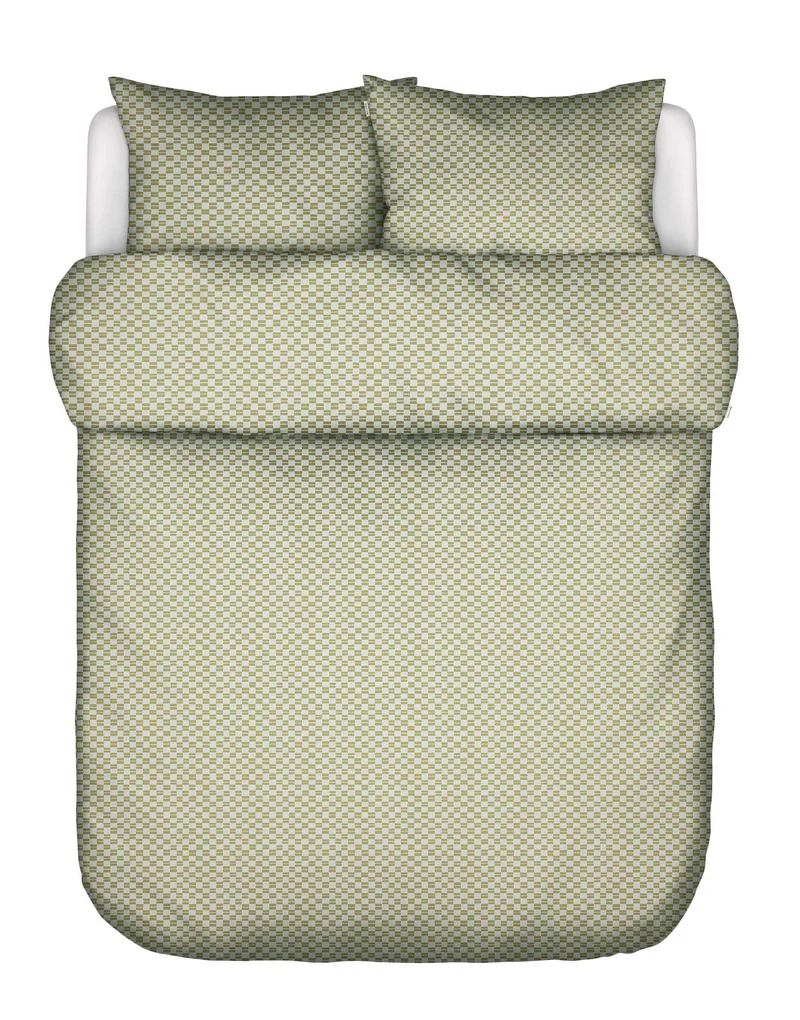 Marc O'Polo Svea dekbedovertrek - Tweepersoons – 200x200/220 cm - Silvery green