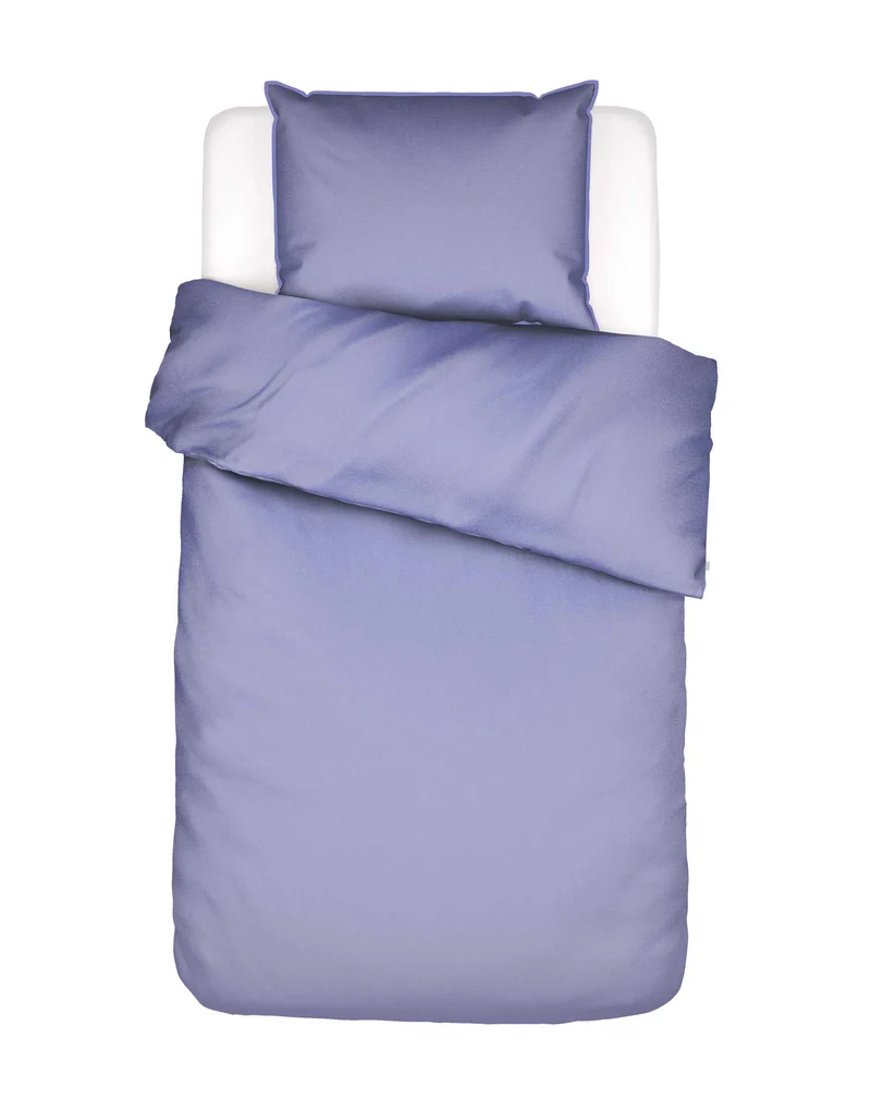 Essenza Minte dekbedovertrek - Eenpersoons – 140x200/220 cm - Lavendelblauw