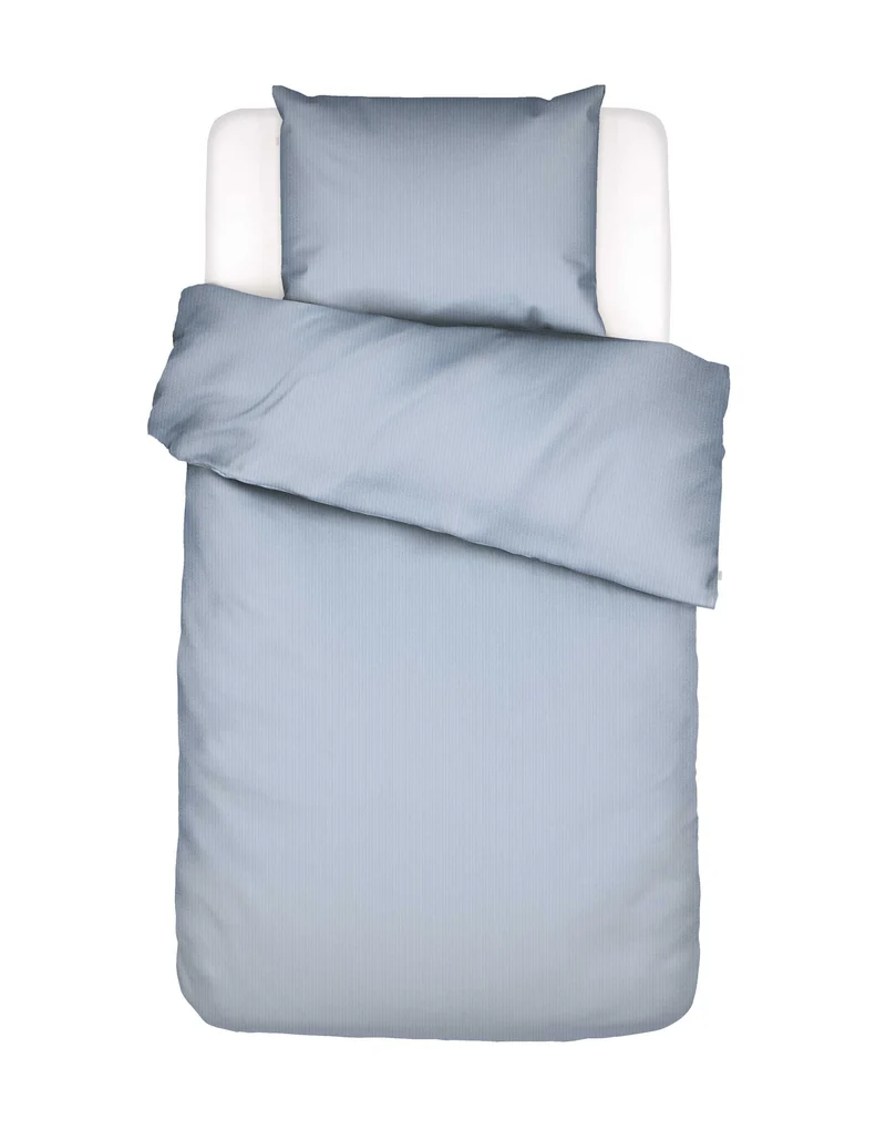 Essenza Coletta dekbedovertrek - Eenpersoons – 140x200/220 cm - Ijsblauw