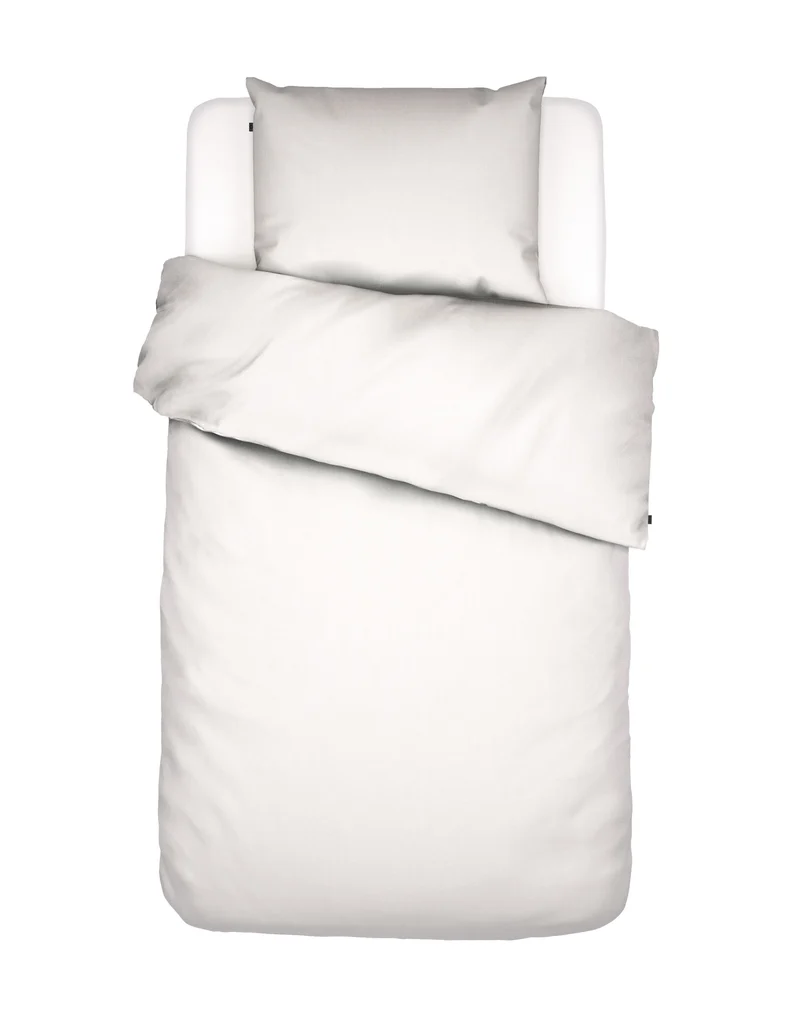 Essenza Minte dekbedovertrek - Eenpersoons – 140x200/220 cm - Wit