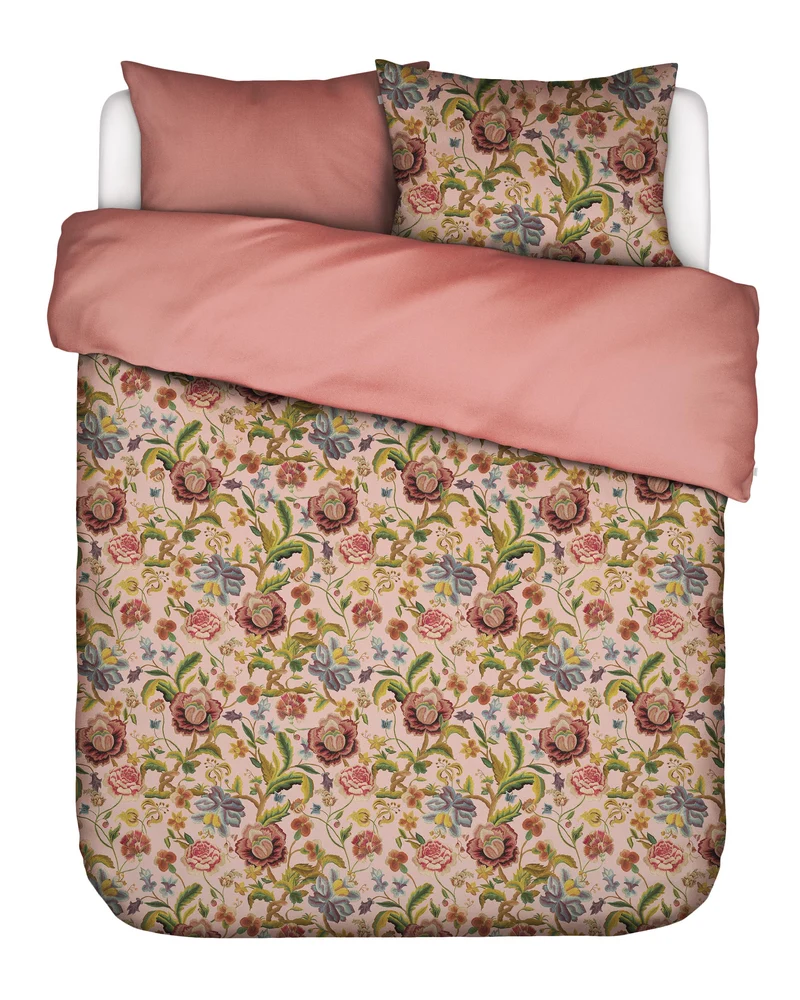 Essenza Roselina dekbedovertrek - Tweepersoons – 200x200/220 cm - Evening rose