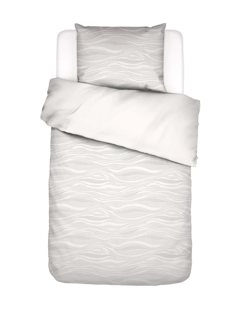 Essenza Neve dekbedovertrek - Eenpersoons – 140x200/220 cm - Wit