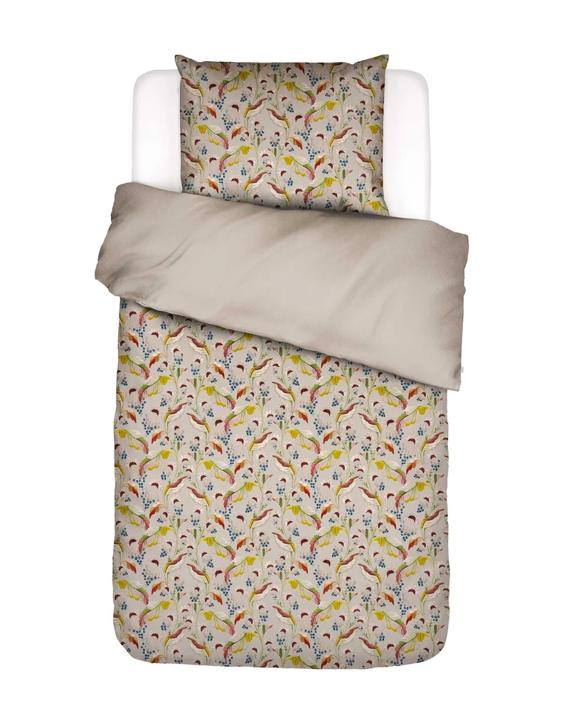 Essenza Aurelina dekbedovertrek - Eenpersoons – 140x200/220 cm - Oatmeal