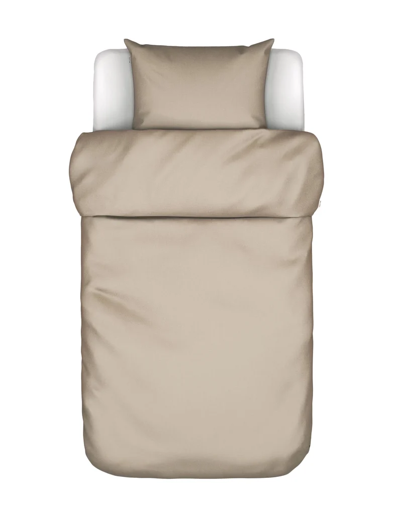 Marc O'Polo Tove dekbedovertrek - Eenpersoons – 140x200/220 cm - Dark Sand