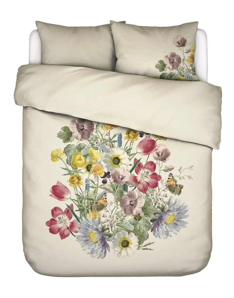 Essenza Volara dekbedovertrek - Lits-Jumeaux XL – 260x200/220 cm - Vanille