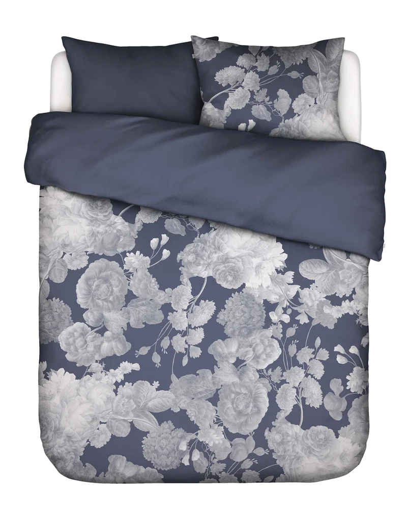 Essenza Eunice dekbedovertrek - Lits-Jumeaux XL – 260x200/220 cm - Nightshadow blue
