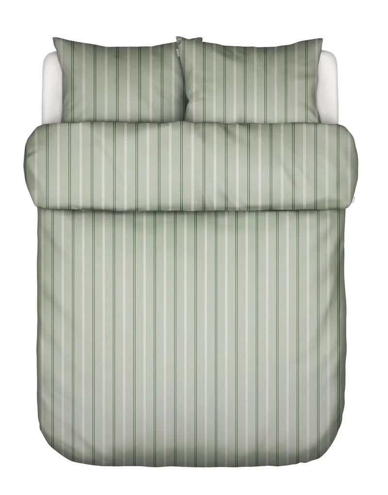 Marc O'Polo Olin dekbedovertrek - Lits-Jumeaux XL – 260x200/220 cm - Calm sage
