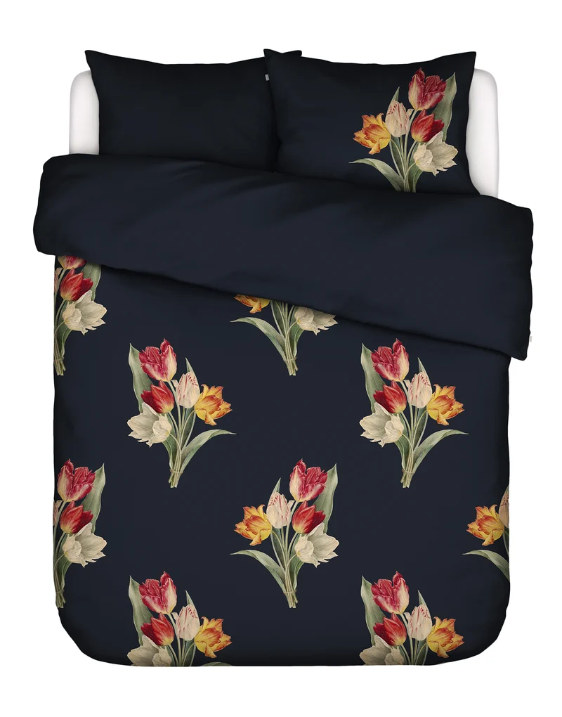 Essenza Tosca dekbedovertrek - Lits-Jumeaux - 240x200/220 cm - Antraciet