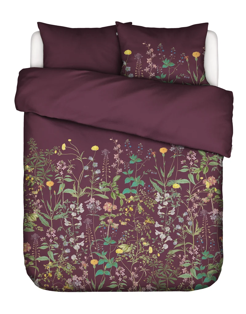 Essenza Augustina dekbedovertrek - Lits-Jumeaux XL – 260x200/220 cm - Mauve wine