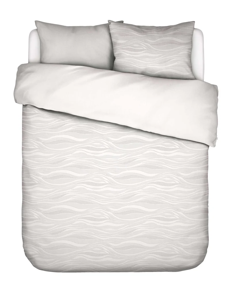 Essenza Neve dekbedovertrek - Lits-Jumeaux - 240x200/220 cm - Wit